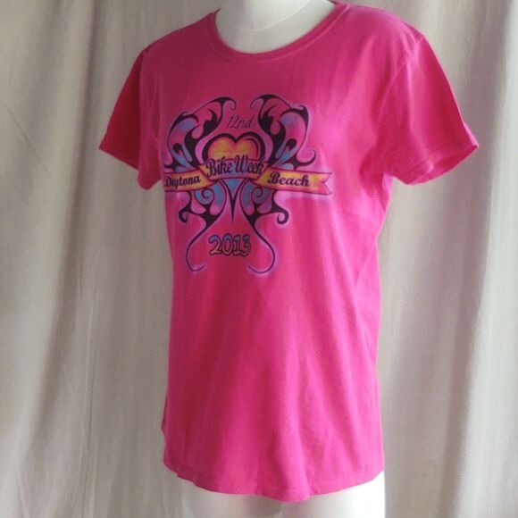 2013 Airbrushed 72th Annual Daytona Beach FL Bike Week Motorcycle Shirt … - Picture 6 of 8